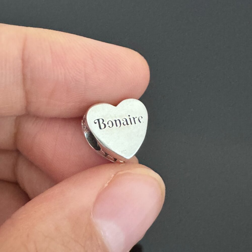 Pandora Bouaire Flag Heart Exclusive Charm
